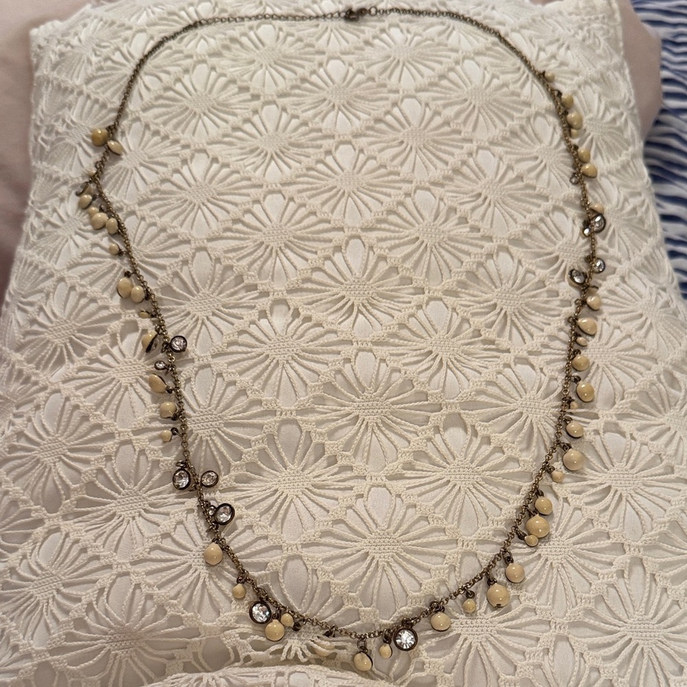 Chic Gold and Cream Necklace